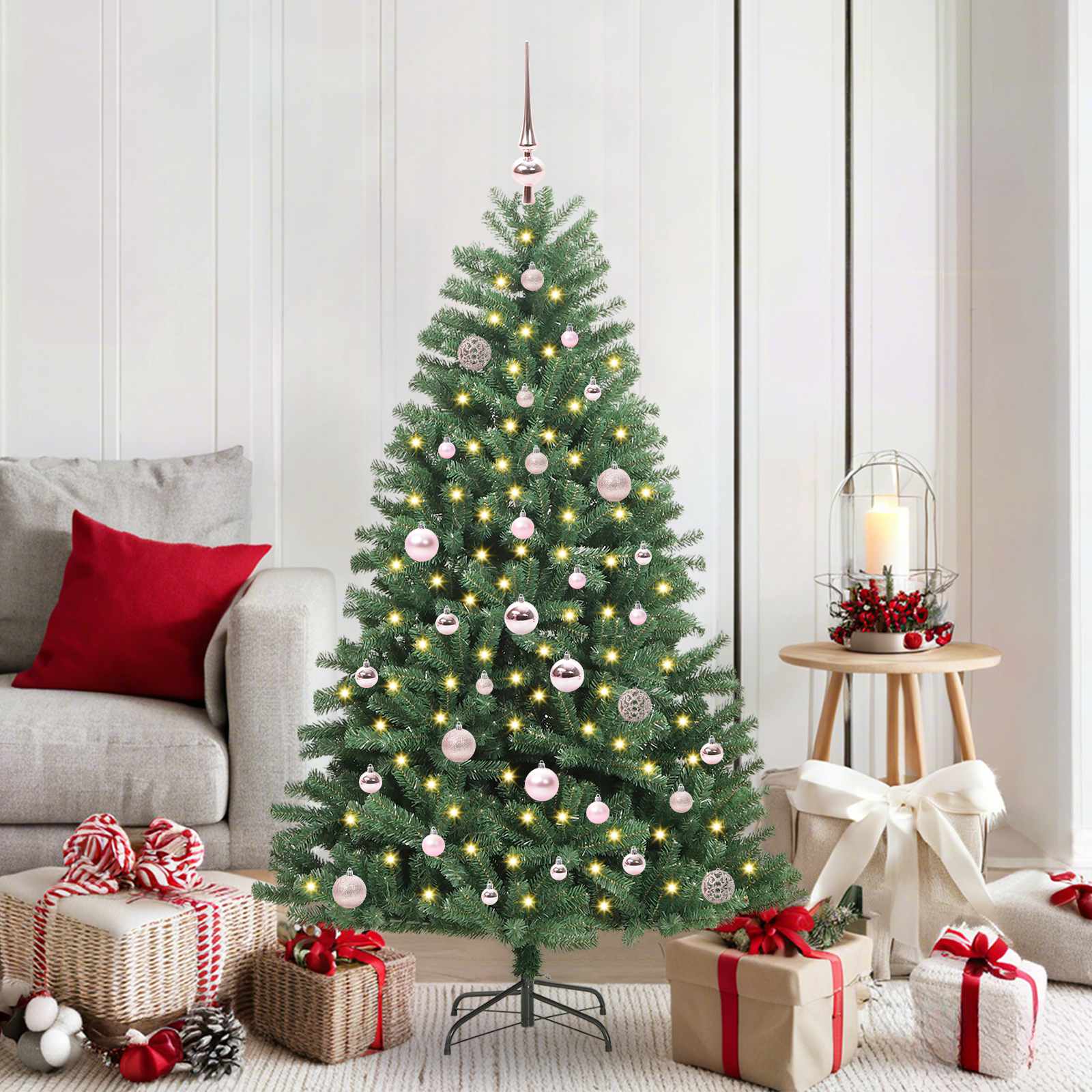 vidaXL Brad de Crăciun artificial cu ramuri articulare Verde 150 cm