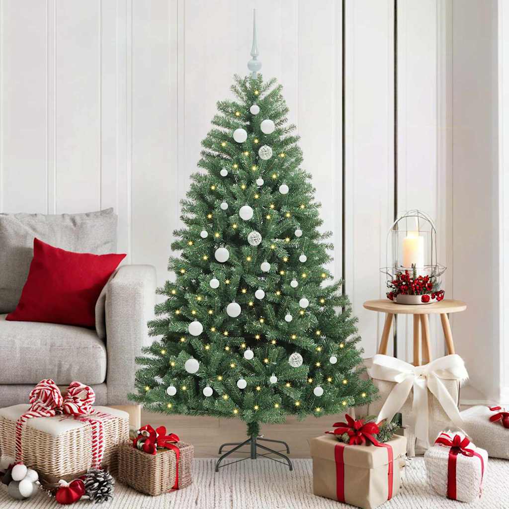 Sapin de Noël Artificiel à Branches Articulées Vert 150 cm