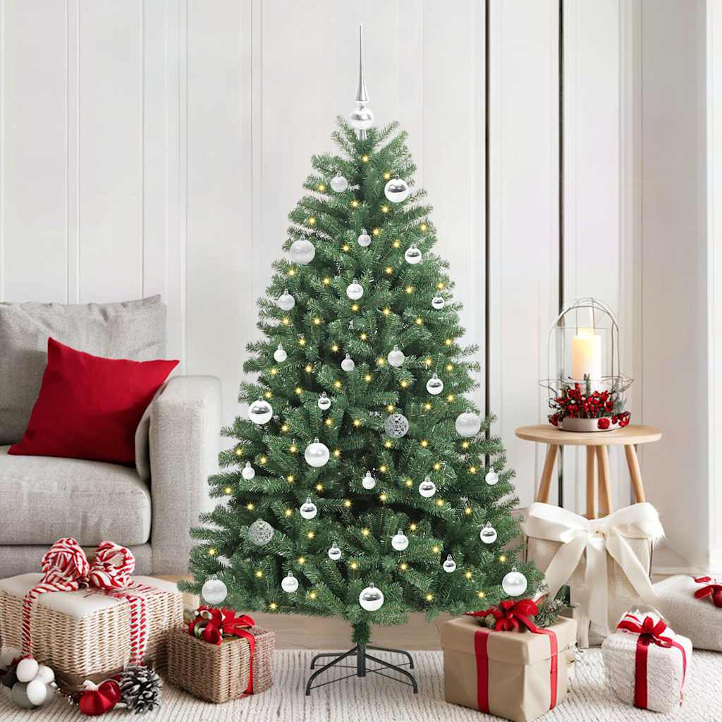 Sapin de Noël Artificiel à Branches Articulées Vert 150 cm