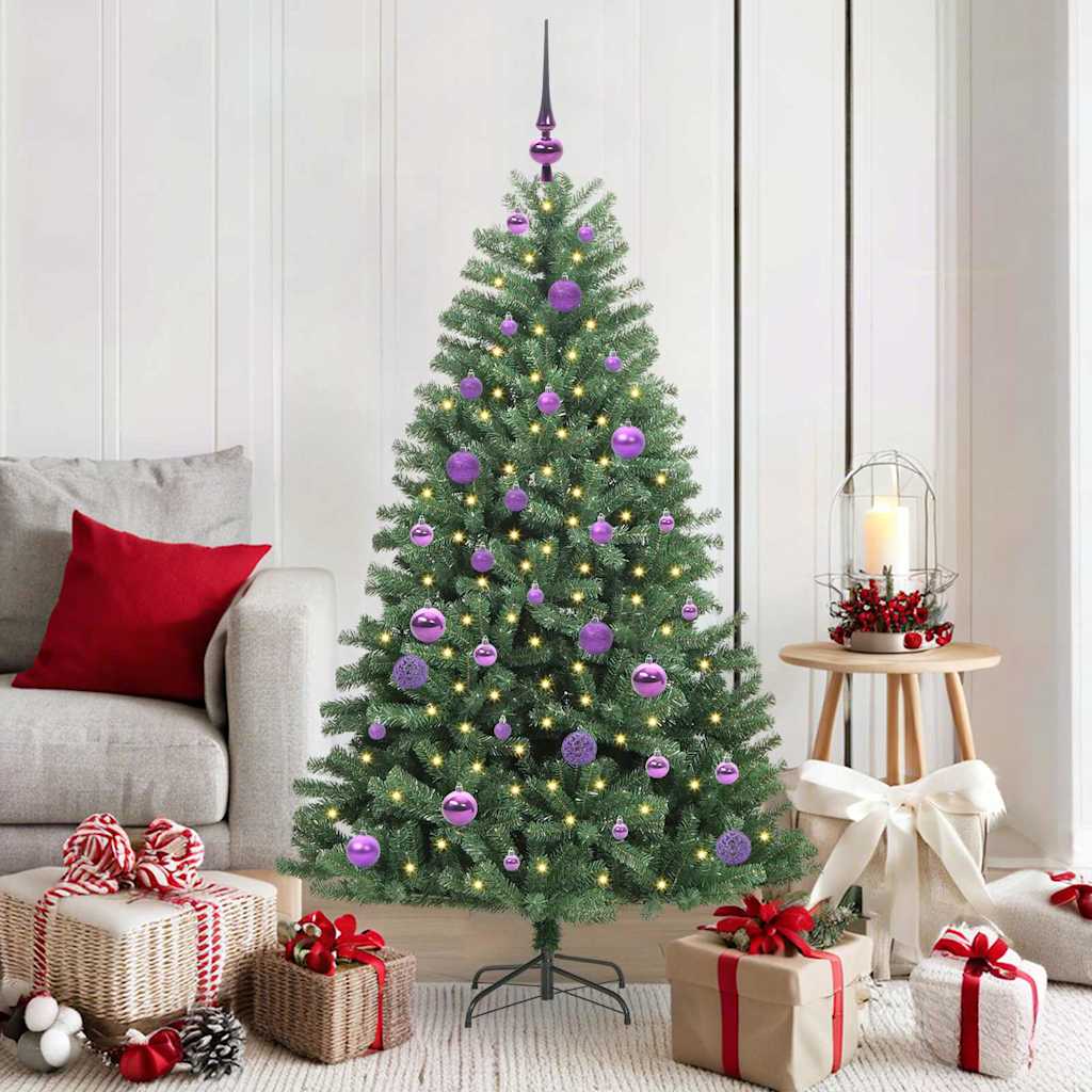 Sapin de Noël Artificiel à Branches Articulées Vert 150 cm