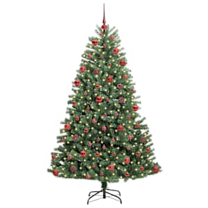 Umělý Skládací Vánoční Strom s stojanem Zelená 180 cm PVC a kov - obrázek 3