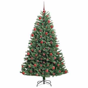 Umělý Skládací Vánoční Strom s stojanem Zelená 180 cm PVC a kov - obrázek 4