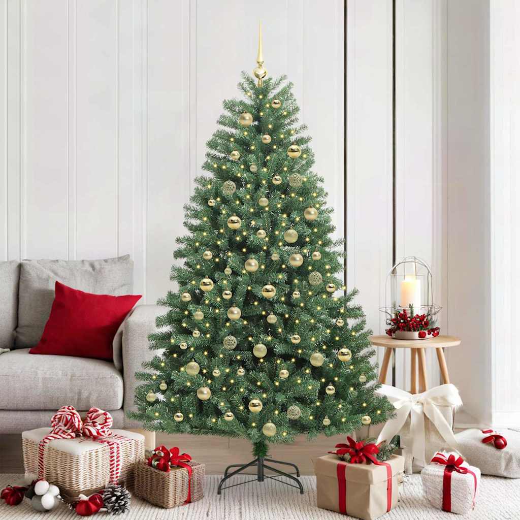 Sapin de Noël Artificiel à Branches Articulées Vert 180 cm
