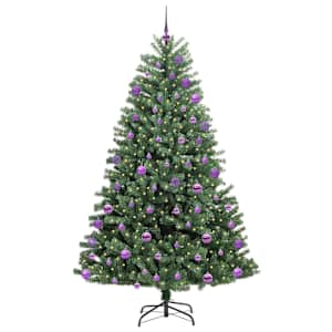 Umělý Skládací Vánoční Strom s stojanem Zelená 180 cm PVC a kov - obrázek 3