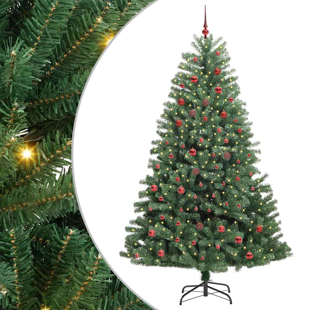 vidaXL Brad de Crăciun artificial cu ramuri articulare Verde 210 cm
