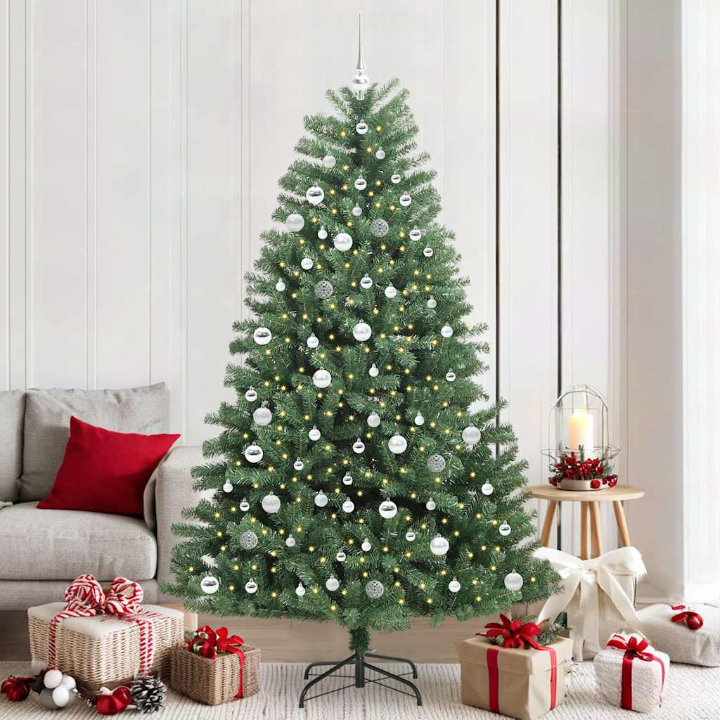 Sapin de Noël Artificiel à Branches Articulées Vert 210 cm