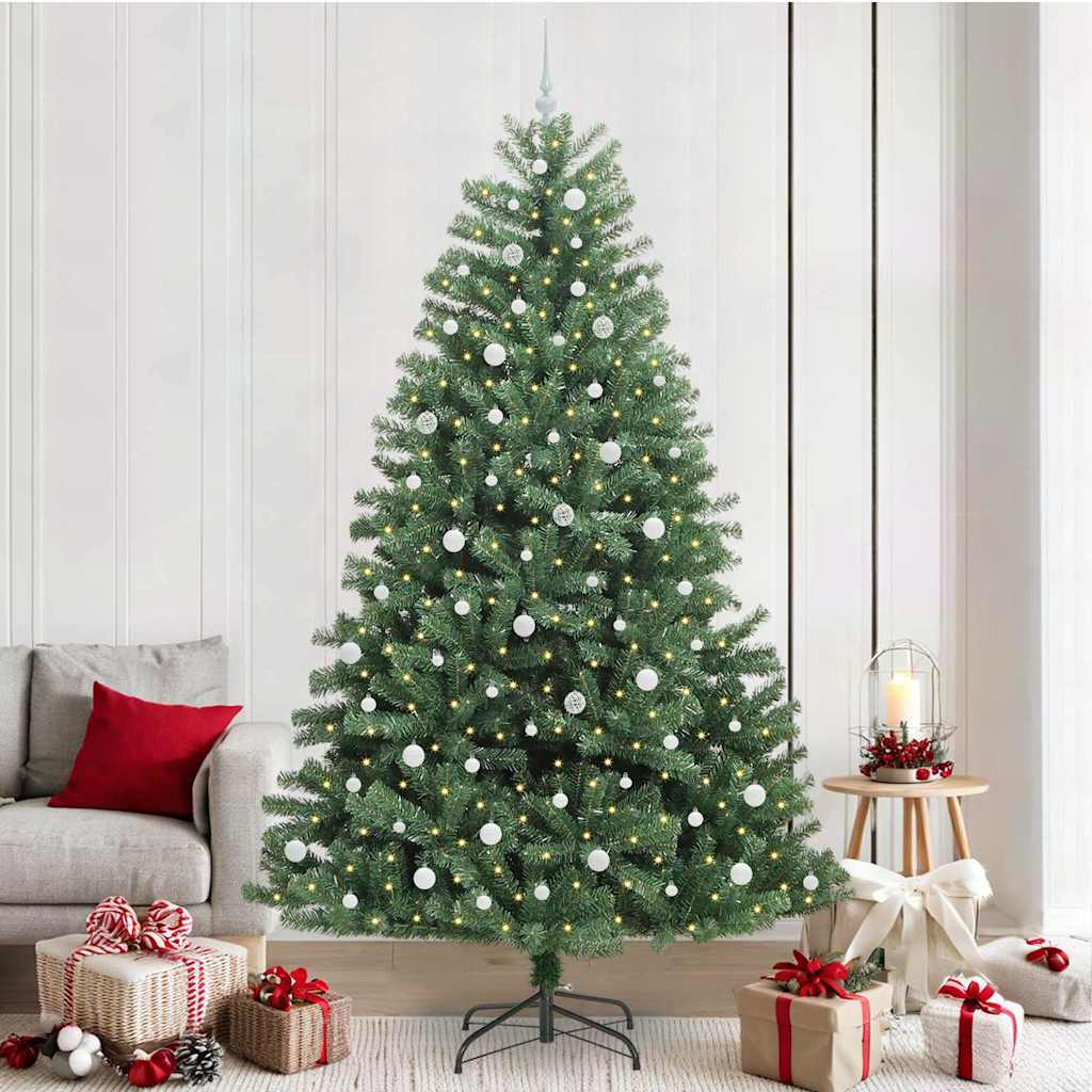 Sapin de Noël Artificiel à Branches Articulées Vert 240 cm