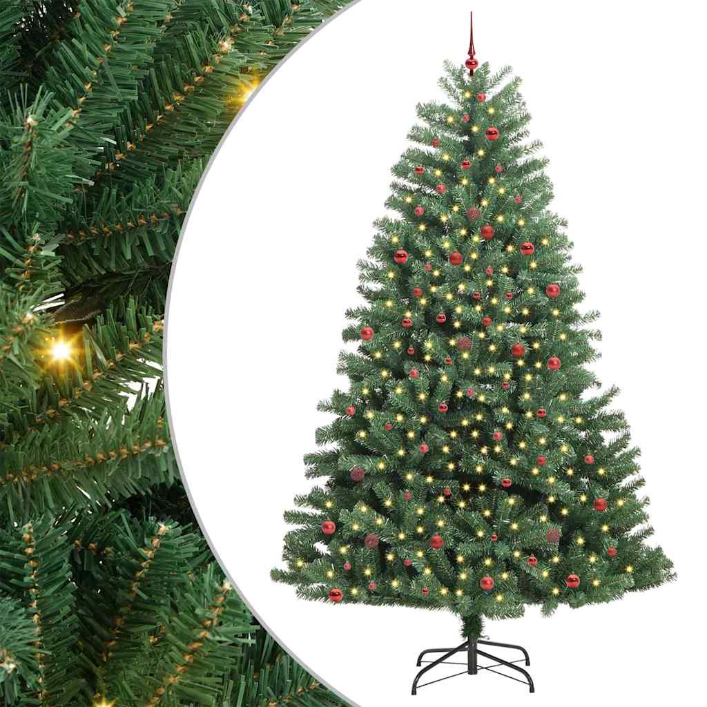 vidaXL Brad de Crăciun artificial cu ramuri articulare Verde 300 cm