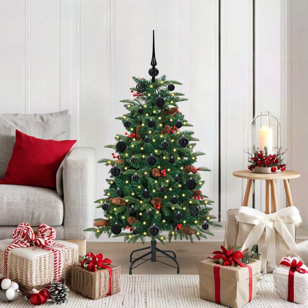 Sapin de Noël artificiel Vert 120 cm PVC, métal et plastique