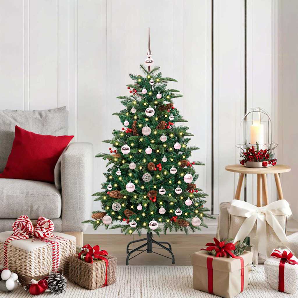 Sapin de Noël artificiel Vert 120 cm PVC, métal et plastique