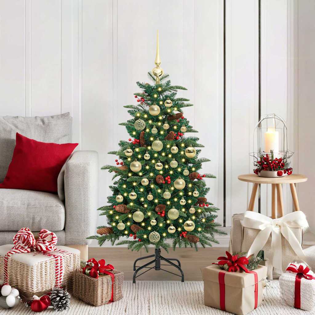 Sapin de Noël artificiel Vert 120 cm PVC, métal et plastique
