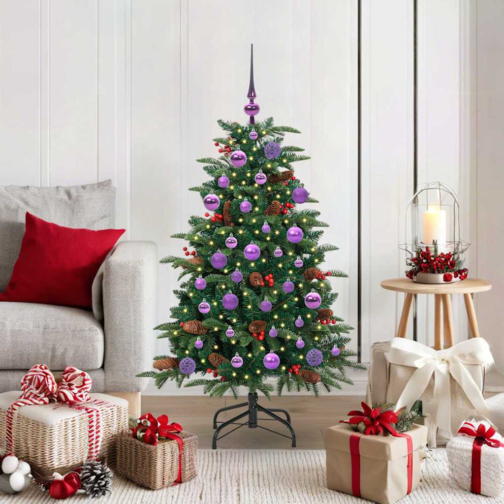 Sapin de Noël artificiel Vert 120 cm PVC, métal et plastique