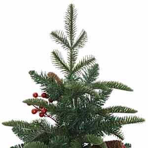 Umělý vánoční stromeček Zelená 150 cm PVC, kov a plast - obrázek 10
