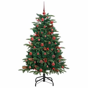 Umělý vánoční stromeček Zelená 150 cm PVC, kov a plast - obrázek 4
