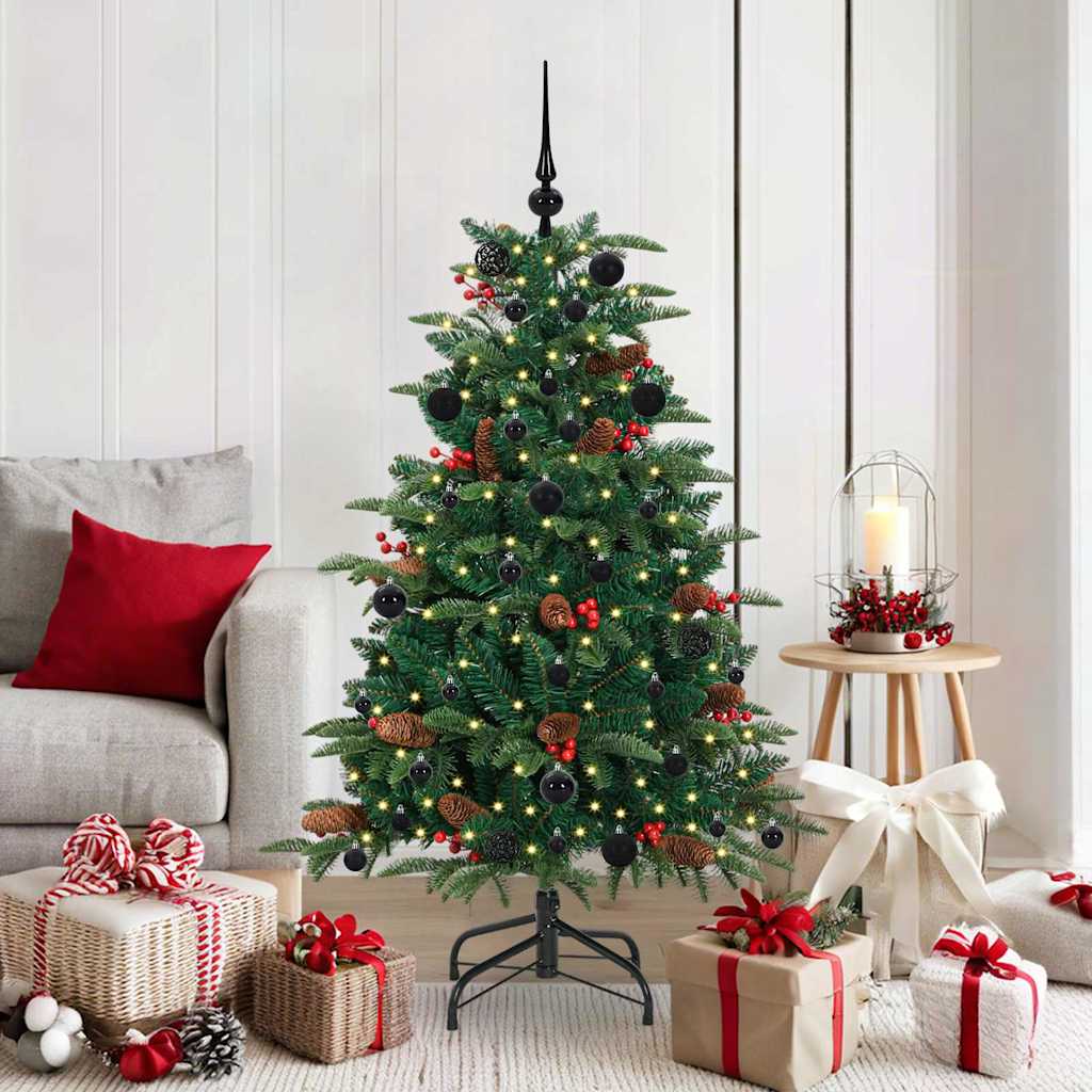 Sapin de Noël artificiel Vert 150 cm PVC, métal et plastique