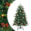 vidaXL Tehisj&otilde;ulupuu Roheline 150 cm PVC, metall ja plastik