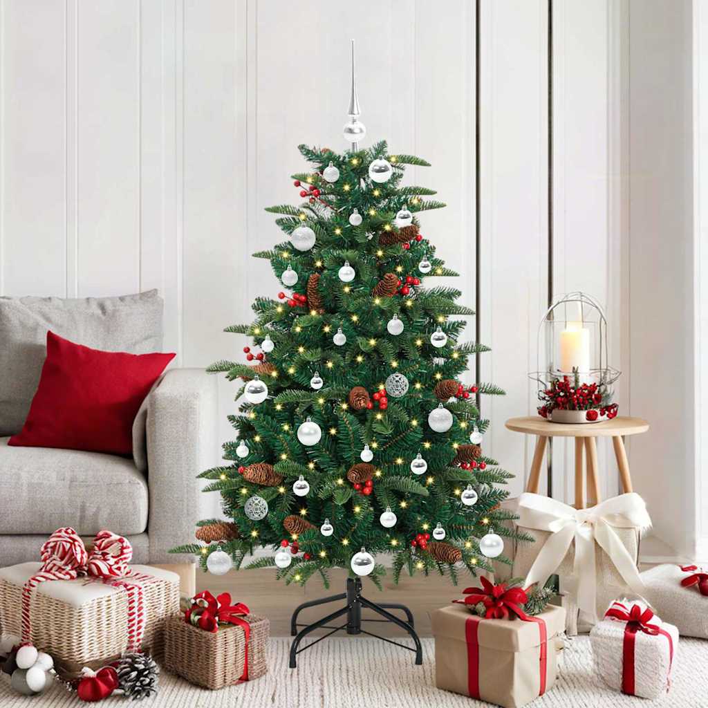Sapin de Noël artificiel Vert 150 cm PVC, métal et plastique