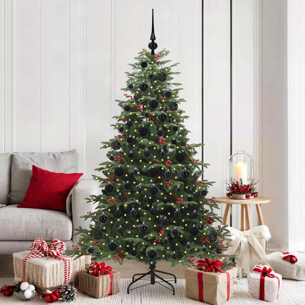 Sapin de Noël artificiel Vert 180 cm PVC, métal et plastique