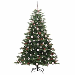Umělý vánoční stromeček Zelená 180 cm PVC, kov a plast - obrázek 4