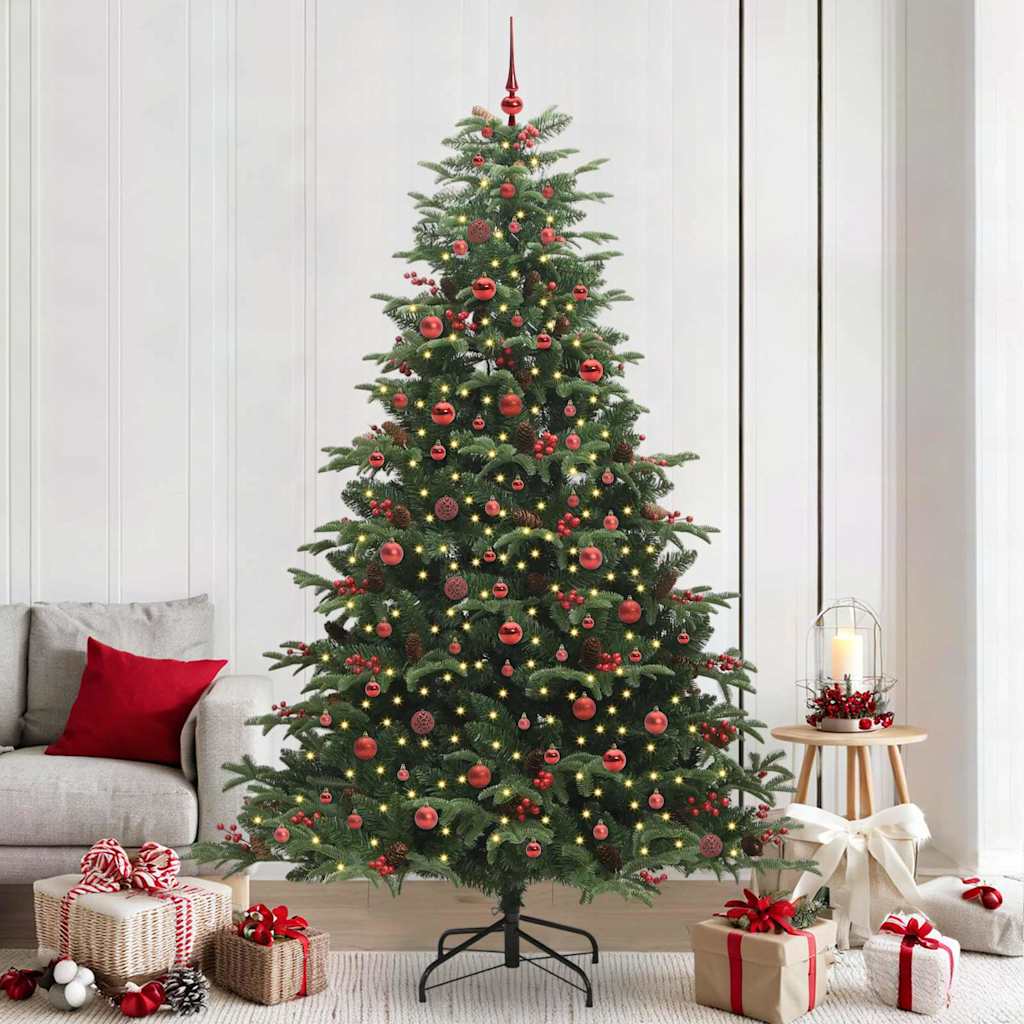 Sapin de Noël artificiel Vert 240 cm PVC, métal et plastique