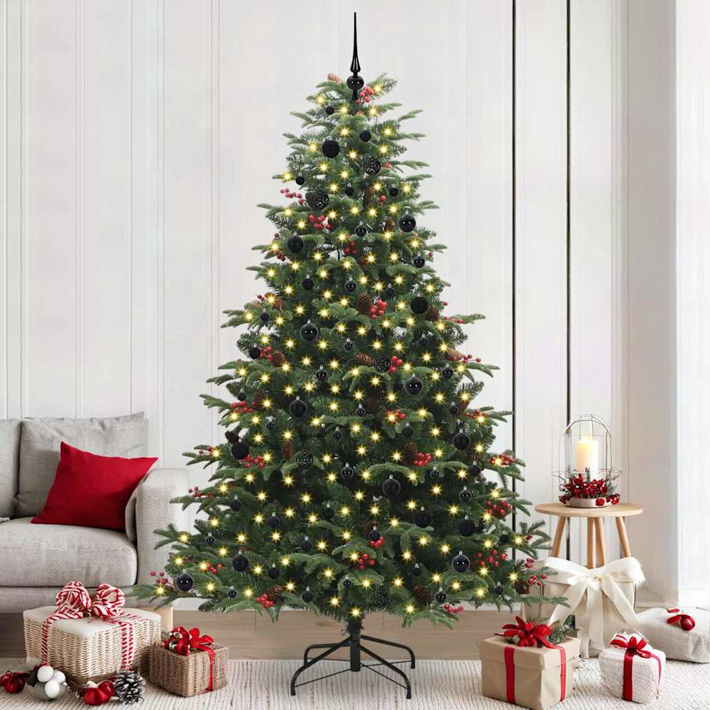 Sapin de Noël artificiel Vert 240 cm PVC, métal et plastique