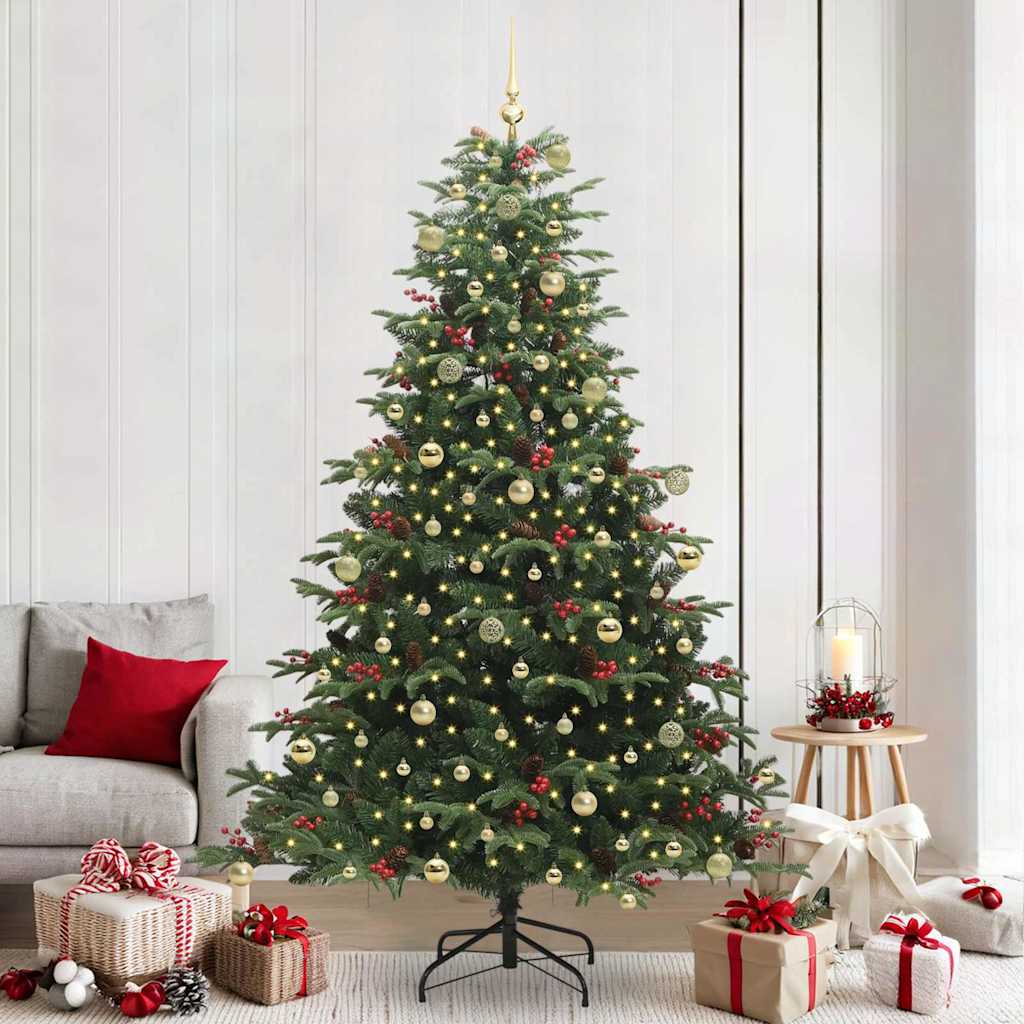Sapin de Noël artificiel Vert 240 cm PVC, métal et plastique