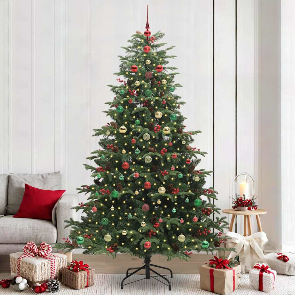Sapin de Noël artificiel Vert 240 cm PVC, métal et plastique