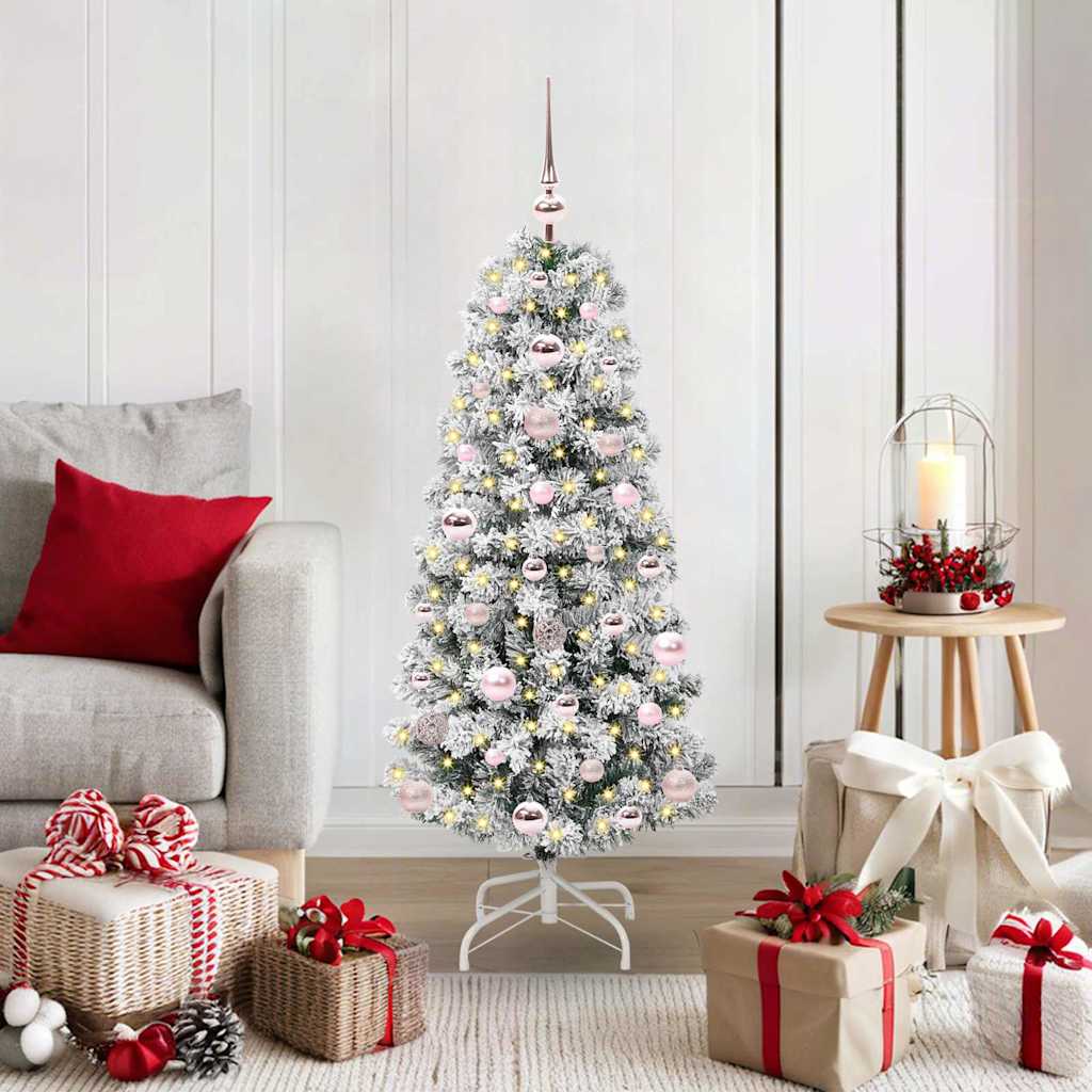 Sapin de Noël Artificiel à Branches Articulées 120 cm PVC