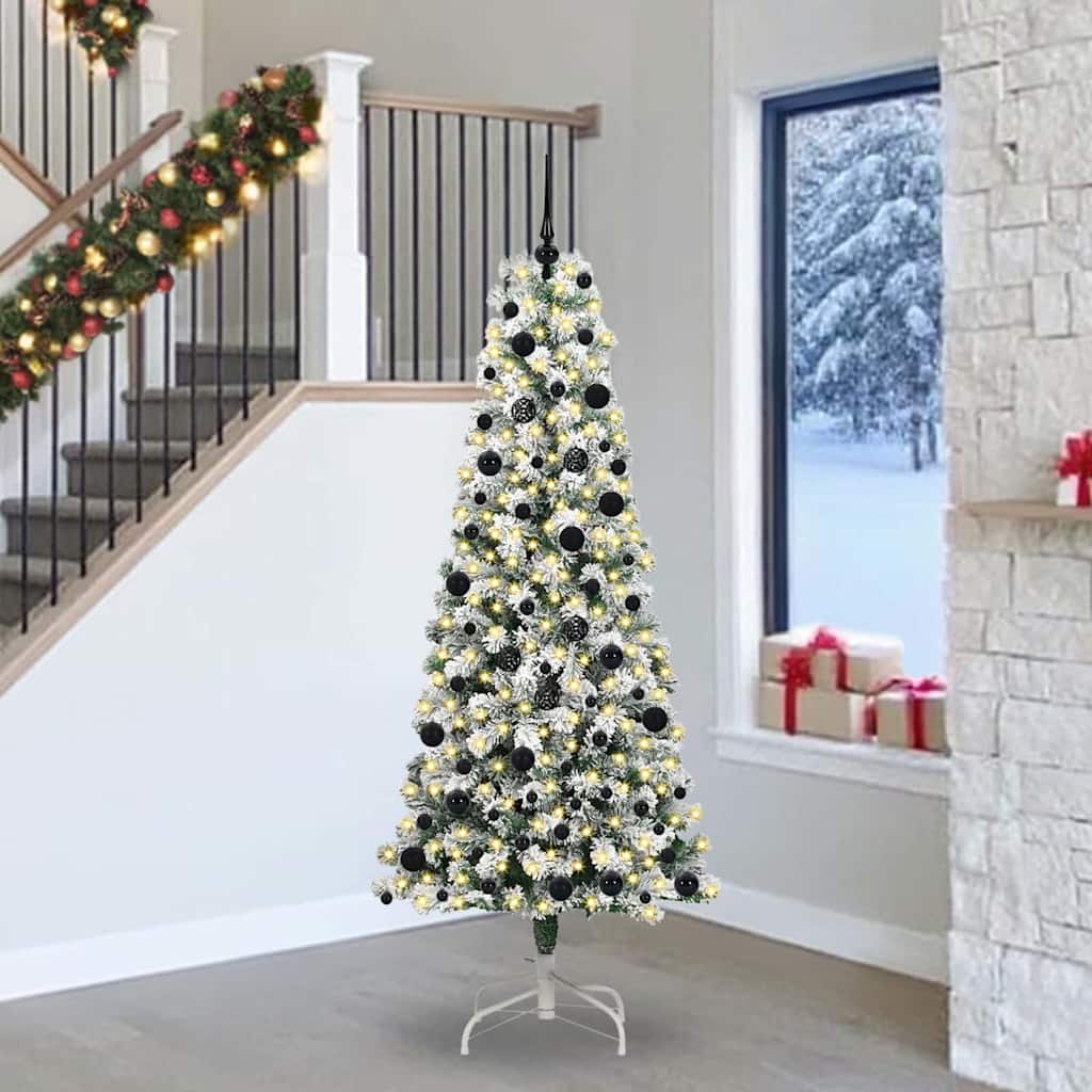 Sapin de Noël Artificiel à Branches Articulées 240 cm PVC