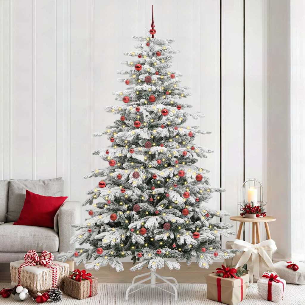 Sapin de Noël Artificiel à Branches Articulées Blanc 240 cm