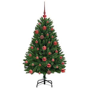 Umělý vánoční stromeček Zelená 120 cm PVC a kov - obrázek 4