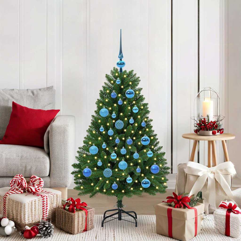 Sapin de Noël artificiel Vert 120 cm PVC et métal