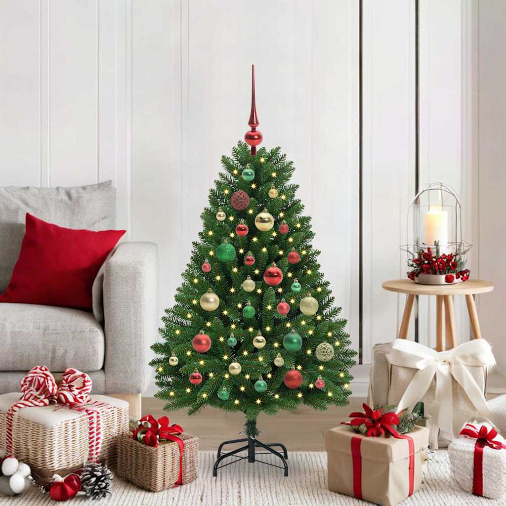 Sapin de Noël artificiel Vert 120 cm PVC et métal