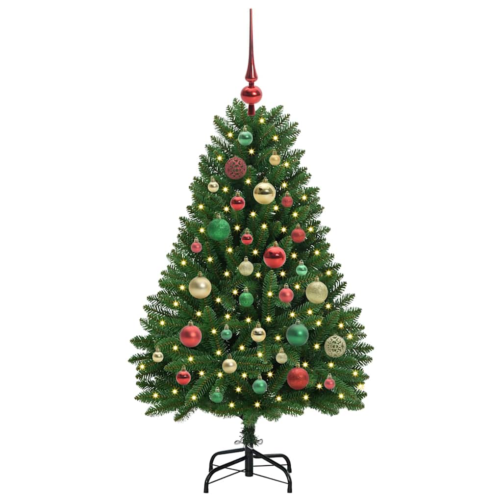 Thumbnail - vidaXL Künstlicher Weihnachtsbaum Grün 120 cm PVC und Metall