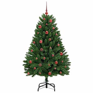 Umělý vánoční stromeček Zelená 150 cm PVC a kov - obrázek 4