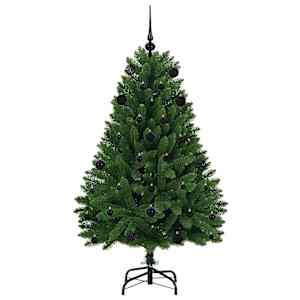 Umělý vánoční stromeček Zelená 150 cm PVC a kov - obrázek 4