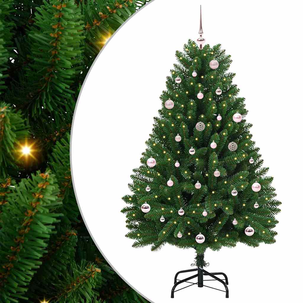 Sapin de Noël artificiel Vert 150 cm PVC et métal