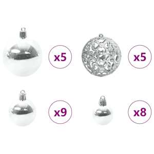 Umestno božično drevo med 150 LED Zelena 150 cm PVC in kovina - slika 8