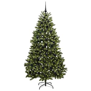 Umělý vánoční stromeček Zelená 210 cm PVC a kov - obrázek 3