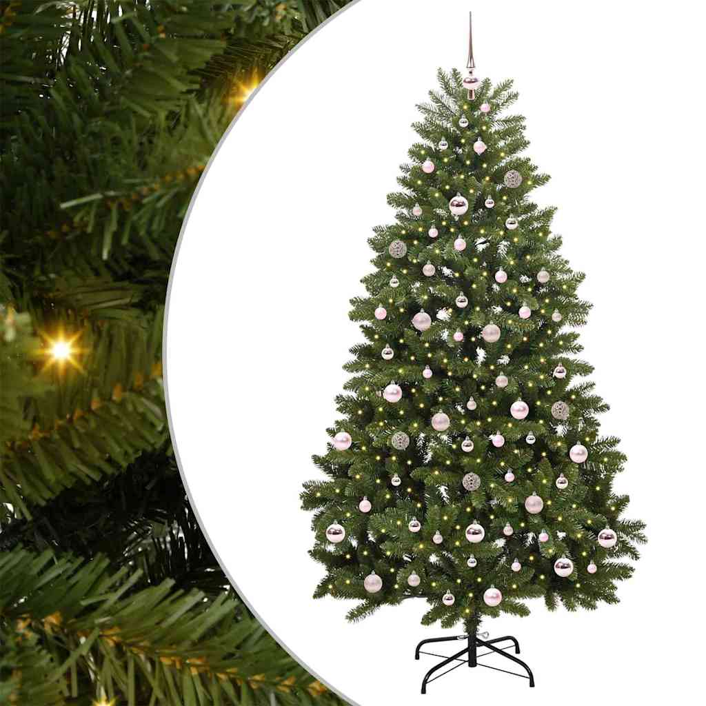 Thumbnail - vidaXL Künstlicher Weihnachtsbaum Grün 210 cm PVC und Metall