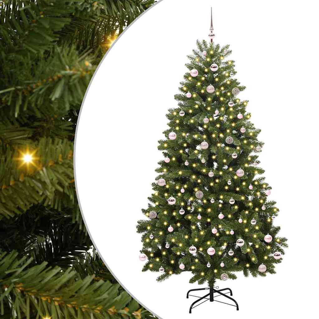 Thumbnail - vidaXL Künstlicher Weihnachtsbaum Grün 240 cm PVC und Metall