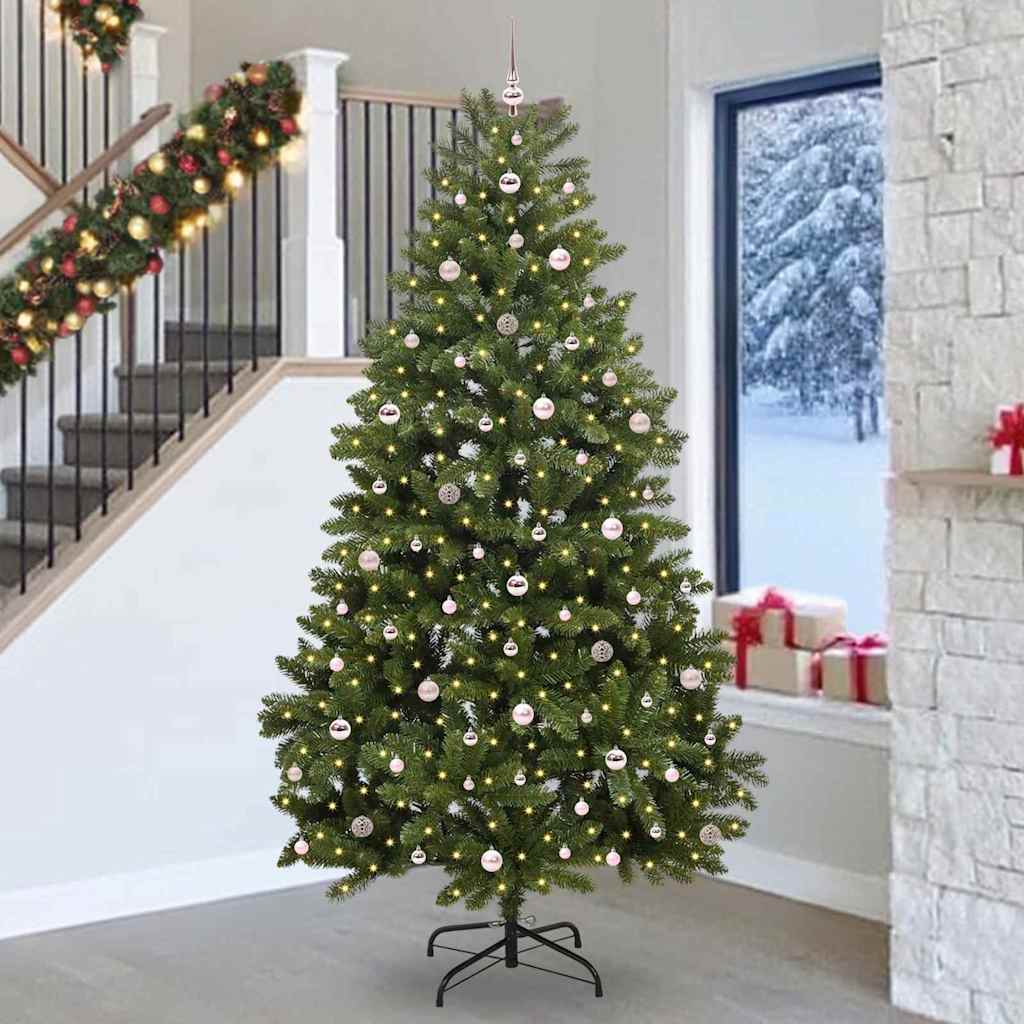 Sapin de Noël artificiel Vert 270 cm PVC et métal