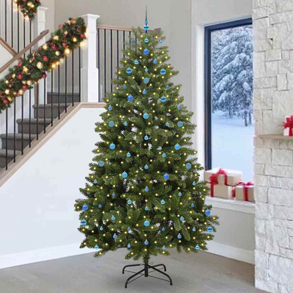 Sapin de Noël artificiel Vert 270 cm PVC et métal