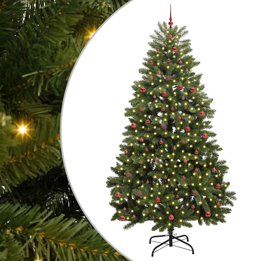 Sapin de Noël artificiel Vert 300 cm PVC et métal