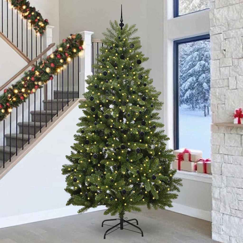 Sapin de Noël artificiel Vert 300 cm PVC et métal