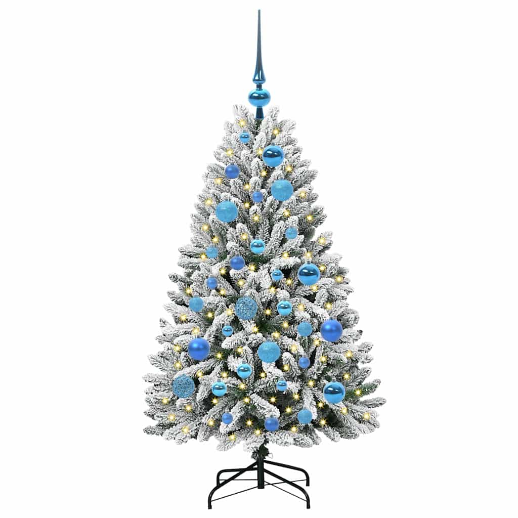 Thumbnail - vidaXL Künstlicher Weihnachtsbaum Grün und Weiß 120 cm PVC und Metall