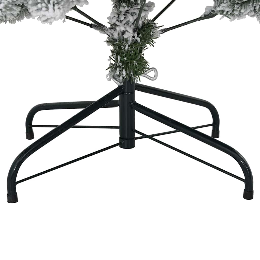 Umělý vánoční stromeček Zelená a bílá 120 cm PVC a kov - obrázek 16