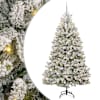 vidaXL Tehisj&otilde;ulupuu 240 cm 300 LED-i Soe valge PVC ja teras