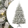 vidaXL Tehisj&otilde;ulupuu 270 cm 300 LED-i Soe valge PVC ja teras