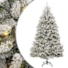 vidaXL Tehisj&otilde;ulupuu 300 cm 300 LED-i Soe valge PVC ja teras